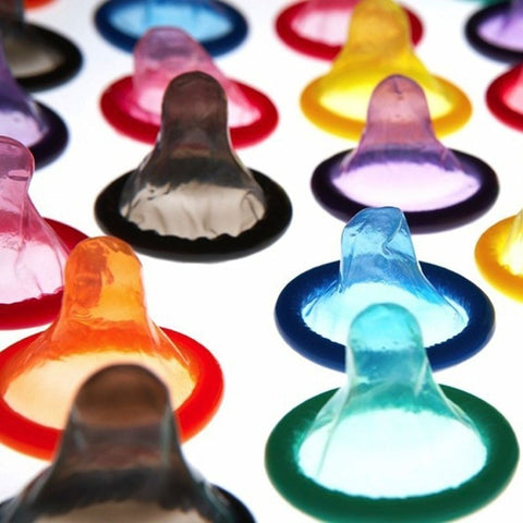 Fruit Flavoured Rainbow Condoms