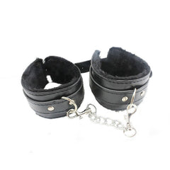 Comfortable Leather Bondage Handcuffs