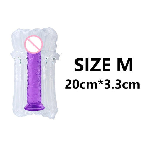 Soft Jelly Dildo suction cup